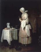 Jean Baptiste Simeon Chardin The fursorgliche lass china oil painting reproduction